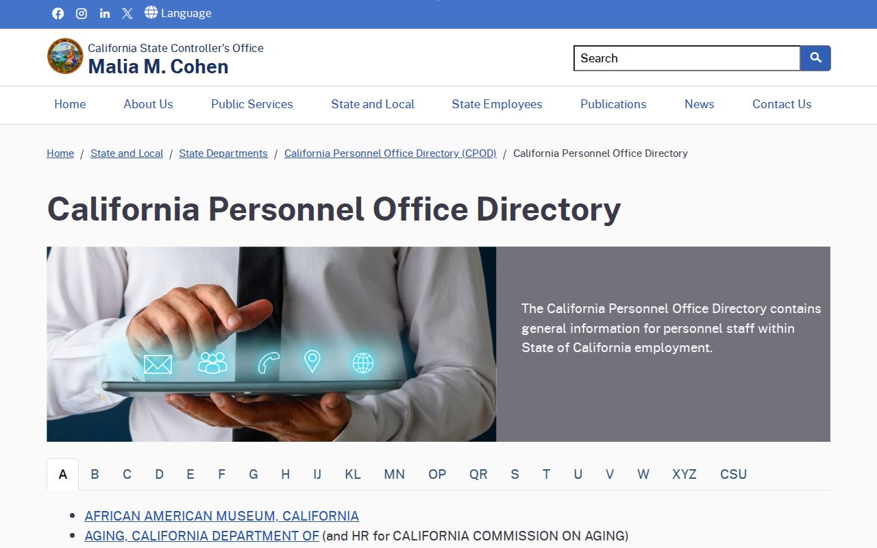 Duarte voter registration records California personnel office directory